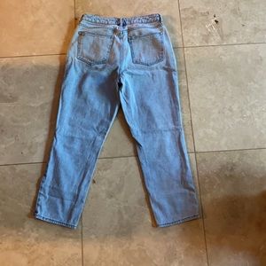 blue PacSun denim mom jeans